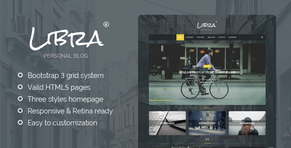 Libra - Personal Blog HTML Template Libra - Personal Blog HTML Template
