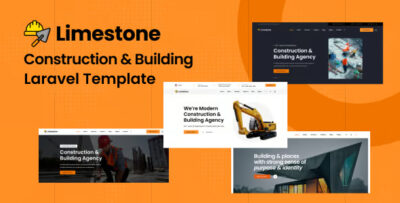 Limeston - Construction & Building Laravel Template