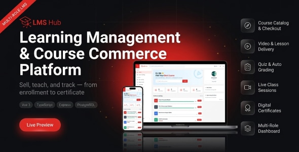 LMS Hub Mobile | Flutter LMS App for Students & Instructors LMS Hub Mobile | Flutter LMS App for Students & Instructors
