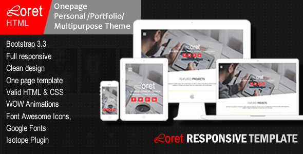 Loret- Multi-Purpose HTML Template Loret- Multi-Purpose HTML Template