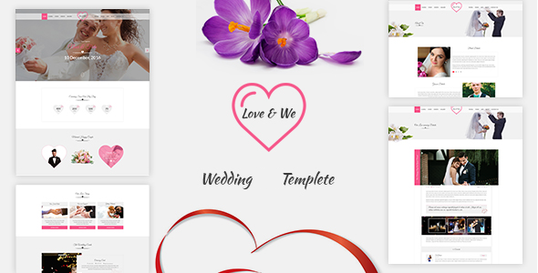 Love & We - Wedding HTML Template Love & We - Wedding HTML Template