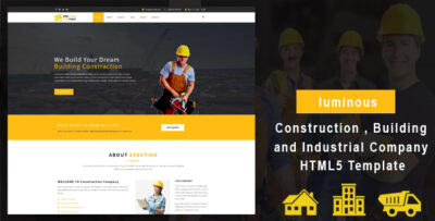 luminous - Construction , Building and Industrial Company HTML5 Template