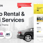 LuxCabs - Car Rental & Taxi Services WordPress Theme for Transportation Company Website