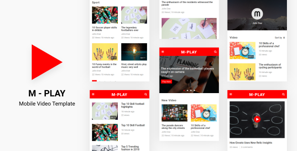 M-PLAY - Mobile Video Template M-PLAY - Mobile Video Template