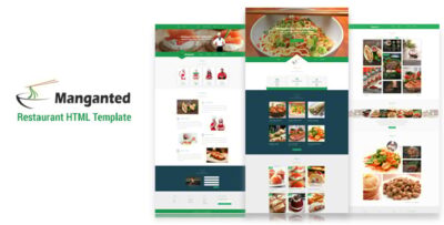 Manganted - Clean Restaurant HTML Template