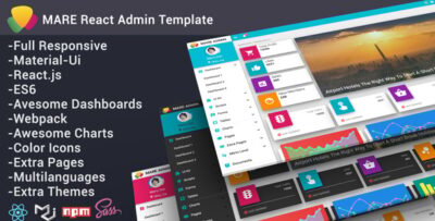 Mare - Material & React Admin Template