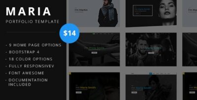 Maria - Portfolio Template