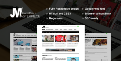 Masterpiece - HTML5 Magazine Template