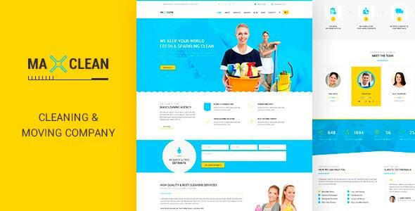 Max Cleaners & Movers - HTML Template Max Cleaners & Movers - HTML Template