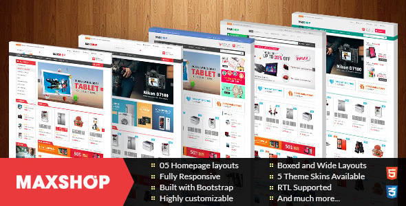 Maxshop - Multipurpose Responsive Prestashop Theme Maxshop - Multipurpose Responsive Prestashop Theme
