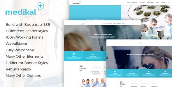 Medikal - Health Care & Medical HTML5 Template Medikal - Health Care & Medical HTML5 Template