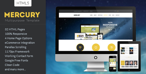 MERCURY - Multipurpose HTML5 Template MERCURY - Multipurpose HTML5 Template
