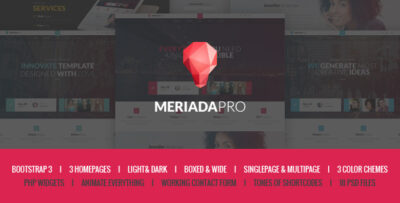Meriada Pro - Responsive Corporate HTML Template