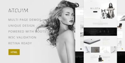 Milota - Modern Personal/Studio Portfolio and Blog HTML Template