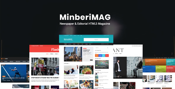 MinberiMag - Newspaper & Editorial HTML5 Magazine MinberiMag - Newspaper & Editorial HTML5 Magazine