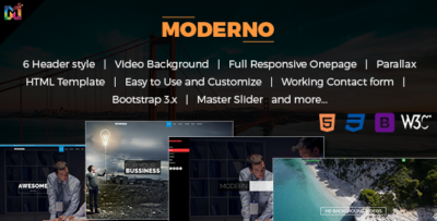 Modern - Responsive Multipurpose HTML Template