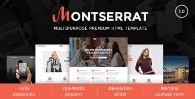 Montserrat - Multipurpose Modern HTML Template