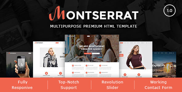 Montserrat - Multipurpose Modern HTML Template Montserrat - Multipurpose Modern HTML Template
