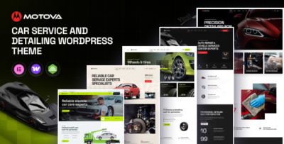 Motova - Car Repair & Detailing WordPress Theme