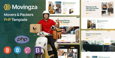Movingza - Movers & Packers PHP Template