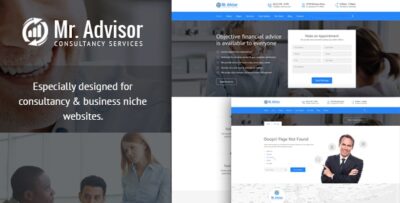 Mr Advisor - Consulting, Business, Finance And Accounting Template