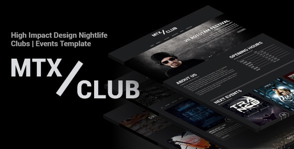 MTX Club - Nightlife And Bars Template MTX Club - Nightlife And Bars Template