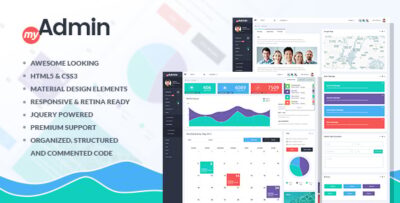 MyAdmin - Bootstrap Admin Template
