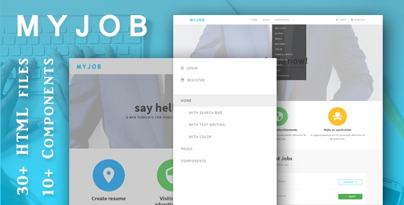 Myjob - Job Postings HTML5 Template Myjob - Job Postings HTML5 Template