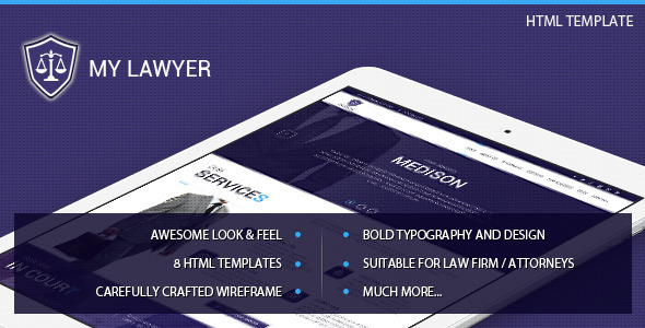 MyLawyer - Lawyer Attorney HTML Template MyLawyer - Lawyer Attorney HTML Template