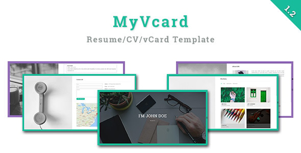MyVCard - Responsive & Creative Resume/CV/vCard Template MyVCard - Responsive & Creative Resume/CV/vCard Template