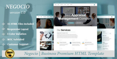 Negocio - Business Premium HTML Template