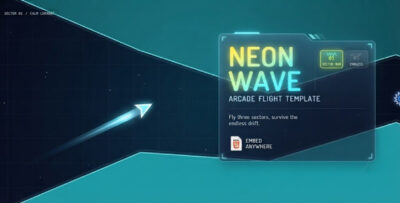 Neon Wave | HTML5 Arcade Flight Game