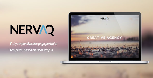 Nervaq - Responsive One Page Template Nervaq - Responsive One Page Template