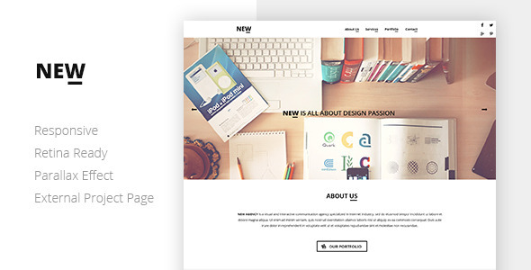 NEW Creative One Page Template NEW Creative One Page Template