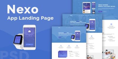 Nexo - Multipurpose Landing Page Template