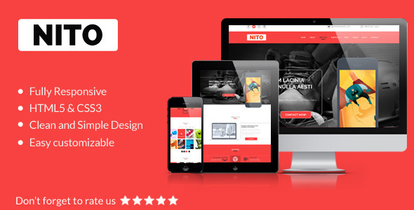 Nito - Multipurpose OnePage Portfolio Template Nito - Multipurpose OnePage Portfolio Template