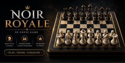 Noir Royale | 3D HTML5 Chess Game