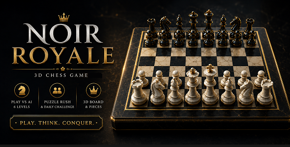 Noir Royale | 3D HTML5 Chess Game Noir Royale | 3D HTML5 Chess Game