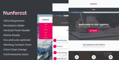 Nunforest - Multipurpose html template
