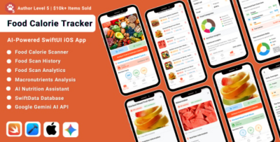 NutriLens | AI-Powered Food Calorie Detection Swift iOS Mobile App