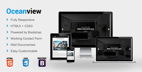 Oceanview - Hotel HTML Template Oceanview - Hotel HTML Template