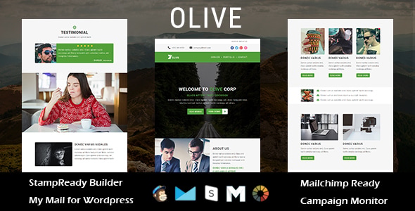OLIVE - Multipurpose Responsive Email Template with Stampready Builder Access OLIVE - Multipurpose Responsive Email Template with Stampready Builder Access