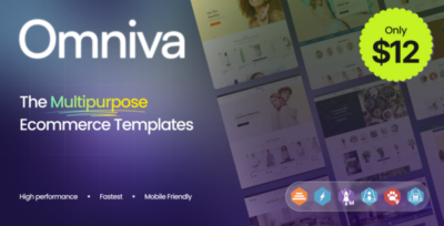 Omniva - Multipurpose eCommerce HTML, Bootstrap