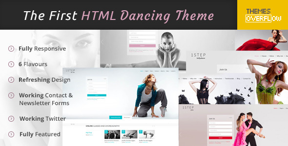 One Step - Creative Ballet HTML Template One Step - Creative Ballet HTML Template
