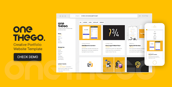OneTheGo | Creative Agency Showcase Responsive Site Template OneTheGo | Creative Agency Showcase Responsive Site Template