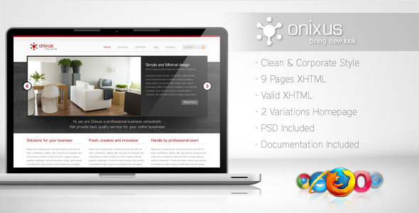 Onixus - Corporate Business Template 3 Onixus - Corporate Business Template 3