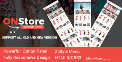 ONStore Responsive OpenCart Theme
