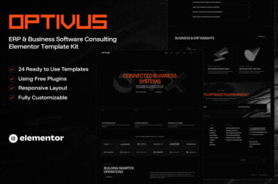 Optivus – ERP & Business Software Consulting Elementor Template Kit