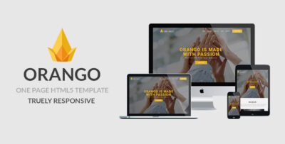 ORANGO - One Page Responsive HTML5 Template