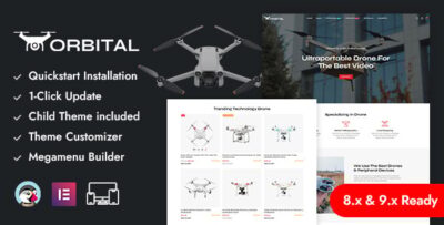 Orbital - Drones Single Product PrestaShop Responsive Theme